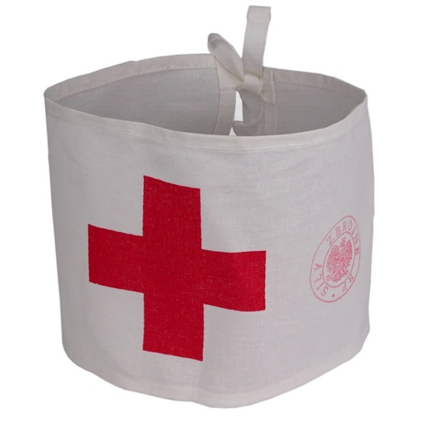 Brazalete médico excedente del ejército genuino - Médico de emergencia de la Cruz Roja Primeros auxilios Recreación de disfraces Brassard