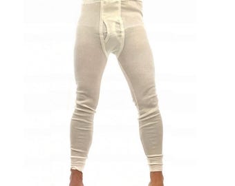 Vintage Long Johns Swedish Army Thermal Base Layer Cold