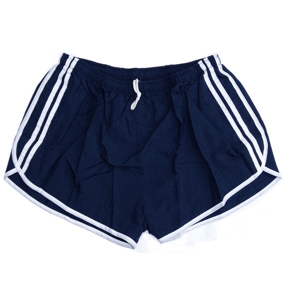 Navy Retro Track Shorts Navy Retro Track Shorts