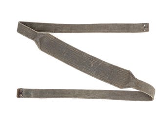 British Army Webbing Strap Faded Black 120cm 48in. Long Shoulder Sling WW2 Reenactment M37