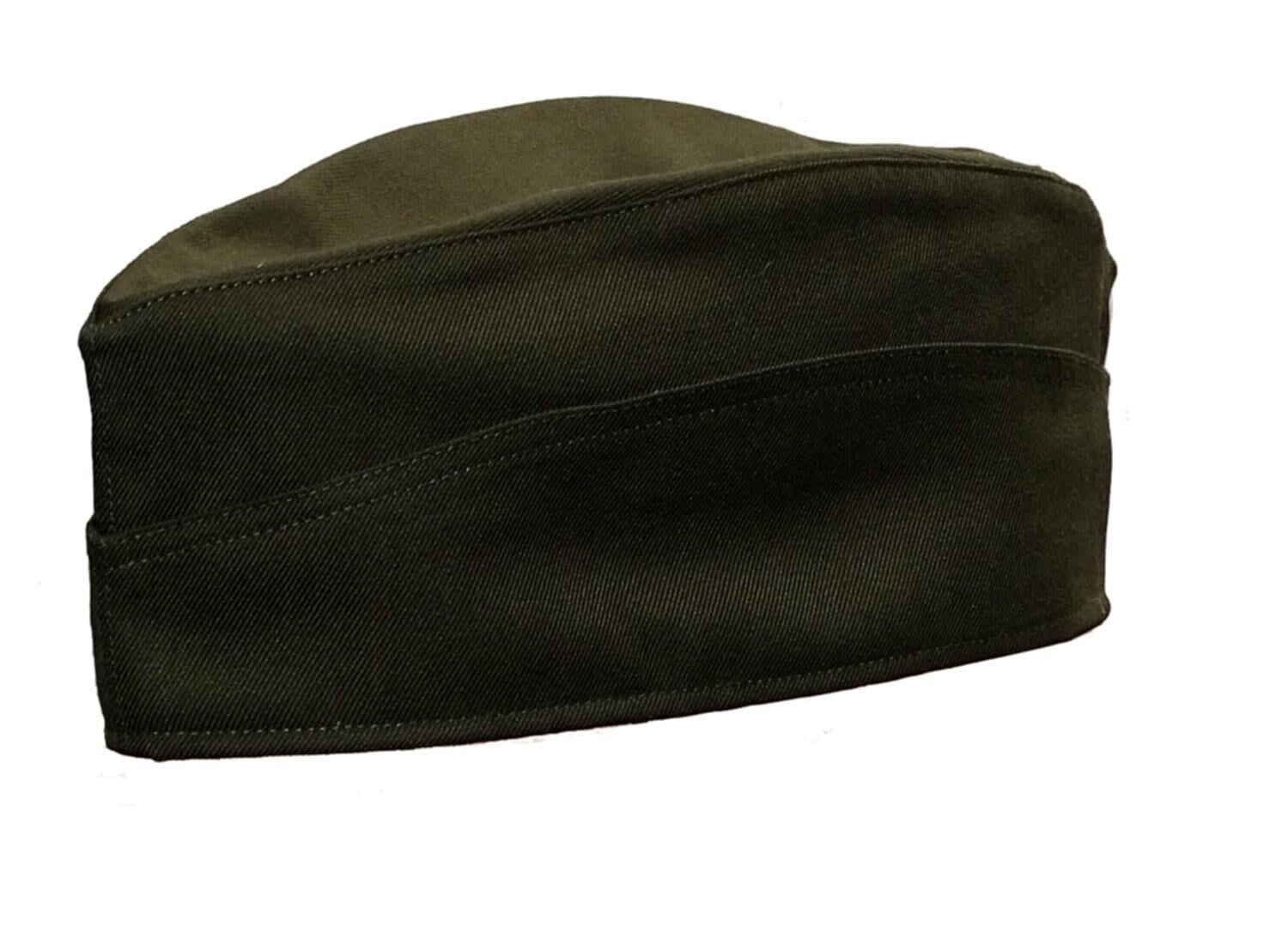New Army Surplus Side Service Cap Green Military Cotton