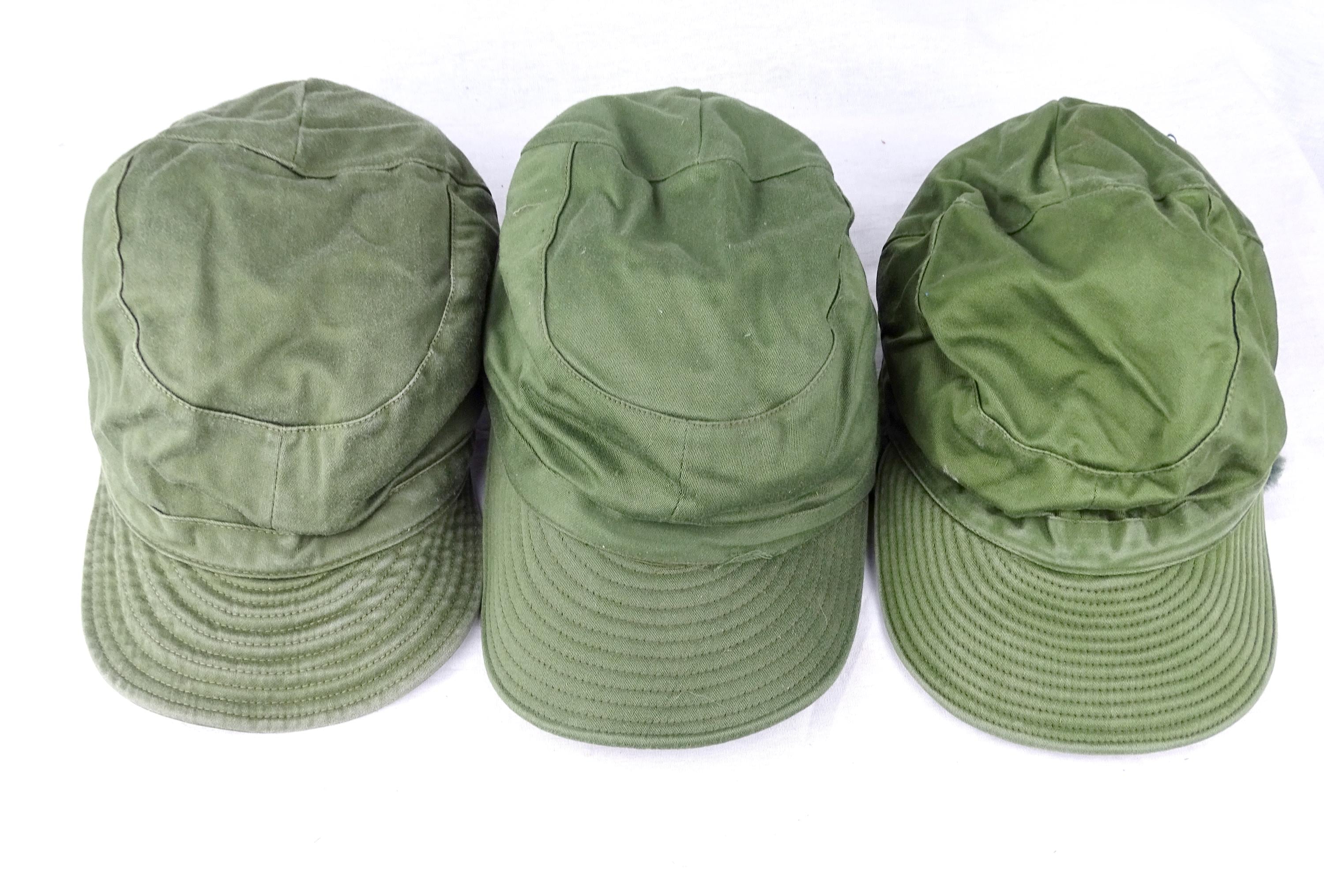 1960/70s Swedish Army Field Cap Green Hat M59 Original Sweden