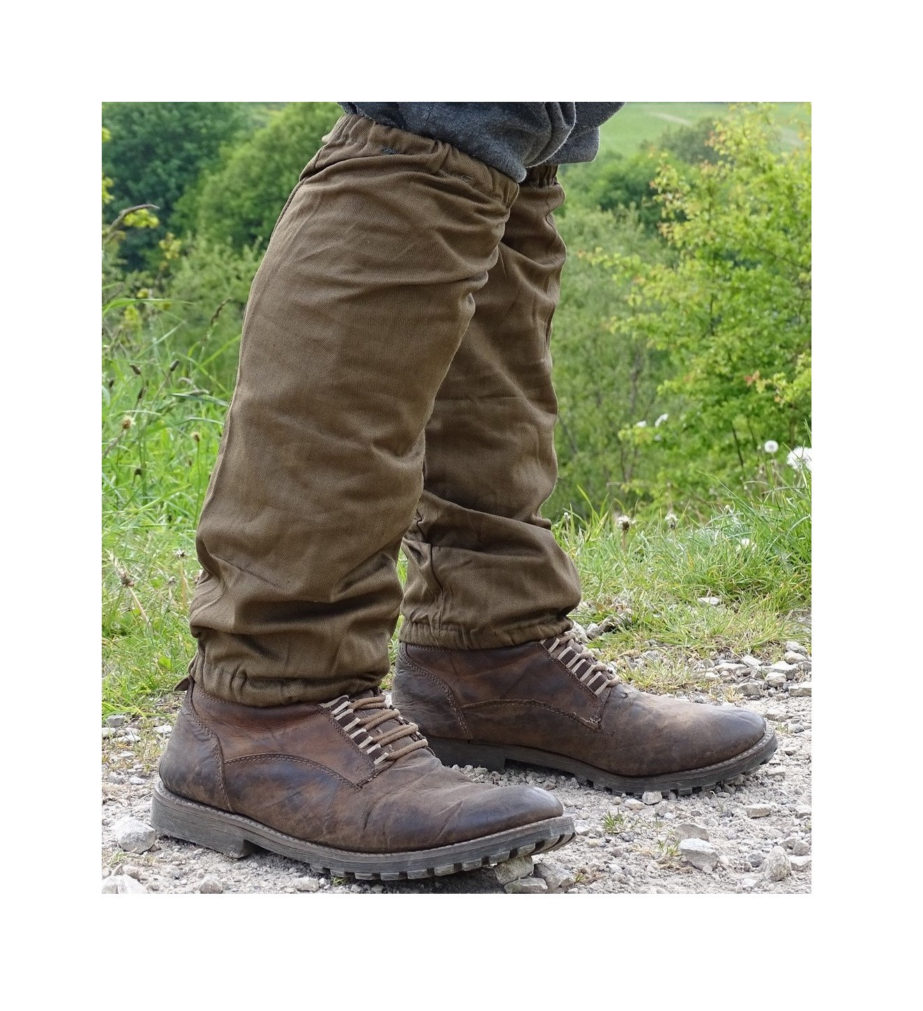 Vintage Wissart Military Canvas Gaiter Double Buckle Army Boot Size 43 WWII Gear - U.S. Combat Boots M43 WWII main image 4