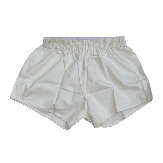 Vintage Ex army Shorts NEW White Genuine 1980s Cream Silky Military PT Hot Pants Retro Sports Gym Etsy