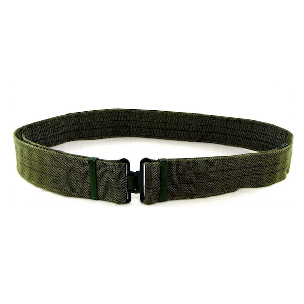 1980s Genuine German Army Belt In Green 110cm Long 44" DDR NVA New/Never Issued Adjustable Heavy Duty Strong Webbing