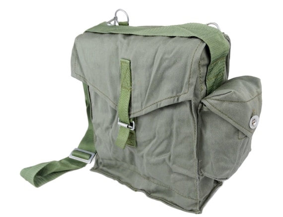 【archive】80s 90s Military Shoulder-bag Vintage 1980s Military Shoulder Bag Army Surplus Spacious