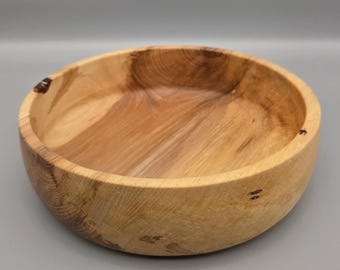 Handgedrechselte Hickory Holz Schüssel