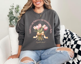 Sudadera de Orgullo y Prejuicio, cita de Jane Austen, regalo para amantes de los libros