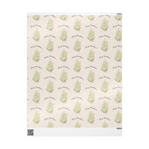 Christmas Pooh Wrapping Paper Roll, Festive Gift Wrap image 2