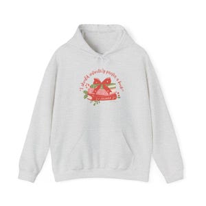 Christmas Books Stack Unisex Hoodie, Jane Austen Quote, Holiday Sweatshirt, Xmas Pullover, Winter Jumper, Literary Gift
