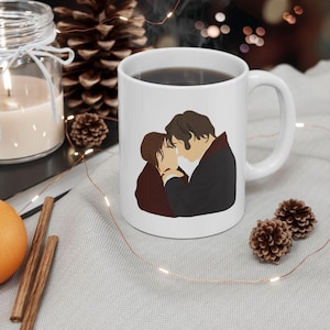 Pride and Prejudice Ceramic Mug, Elizabeth, Mr Darcy, Literary Quote, Jane Austen Gift, Classic Literature Lover, 11oz 15oz, Bookish Present