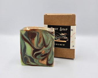 Woodlands hand and body soap