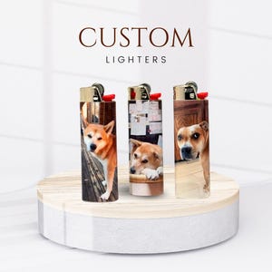 Personalized Photo Lighter| Photo-wrapped lighter| BIC lighter| scratch resistant | Photo Gift Ideas for Boyfriends | Photo Gift for Friends