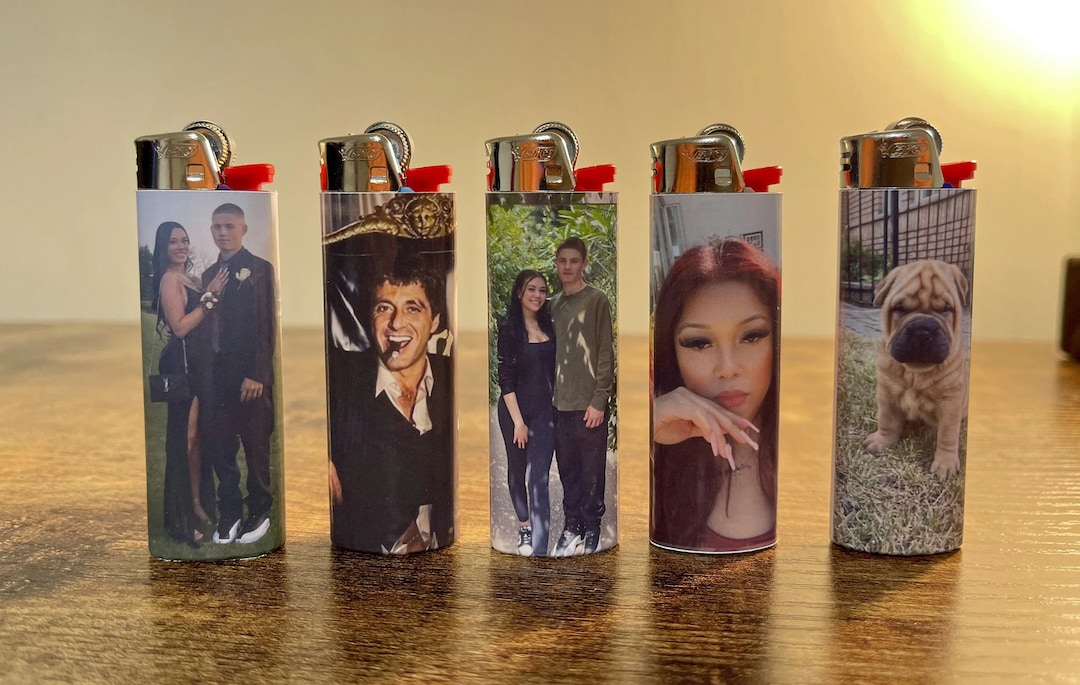 Lighter Photo Wrap ONLY Custom Photo Wrap for BIC Lighters Glossy Photo