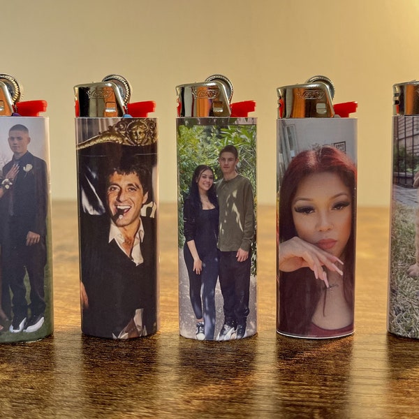 Personalized Lighter | Photo-wrapped lighter | Custom lighter photo | BIC lighter | scratch resistant