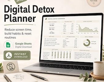 Strumento per la disintossicazione digitale, monitoraggio del tempo trascorso davanti allo schermo e organizzazione delle abitudini (Fogli Google)