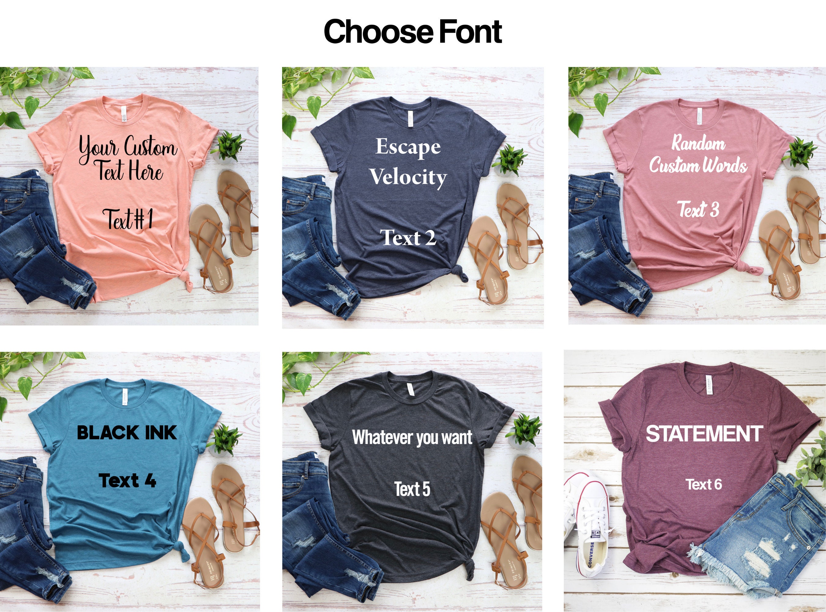 Custom Shirt Personalized Shirt Custom Tee Personalized Etsy