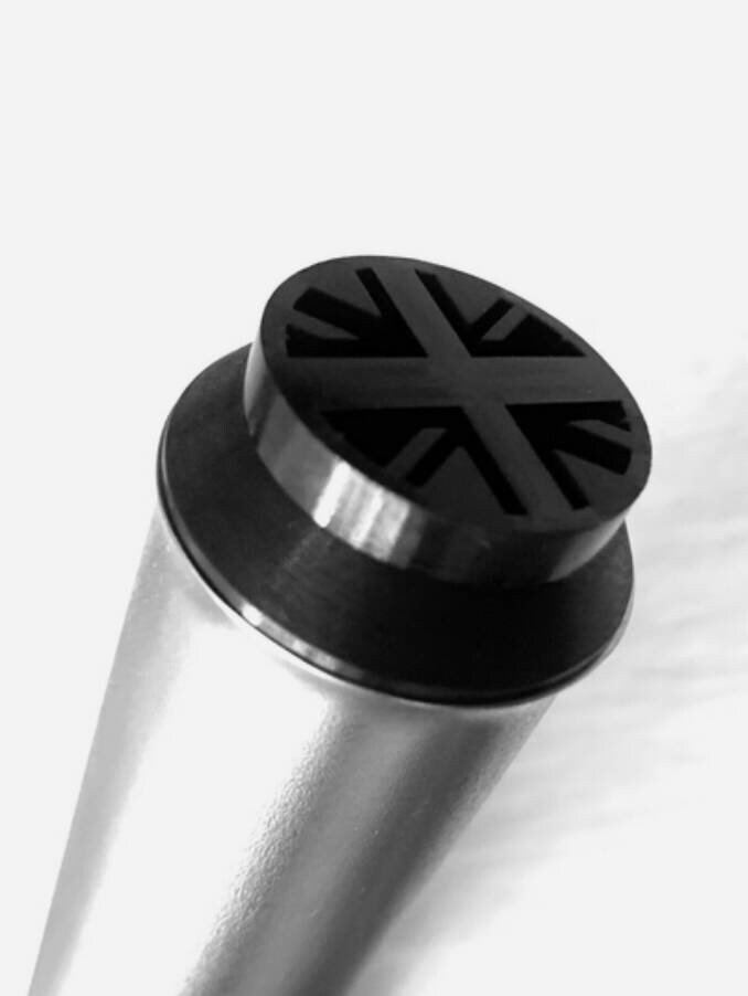 Aluminium Stopper Black Color for Brompton Union Jack Style Aluminium Stopper Black Color for Brompton Union Jack Style