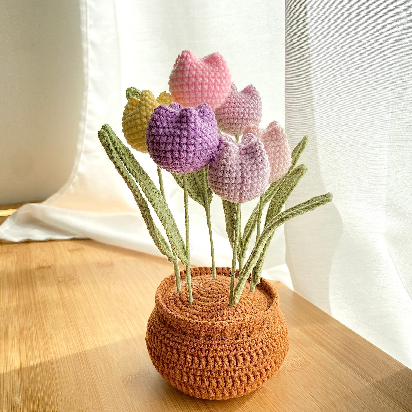 Crochet Tulip Pattern. Tulips Crochet Pattern Crochet Flowers Etsy