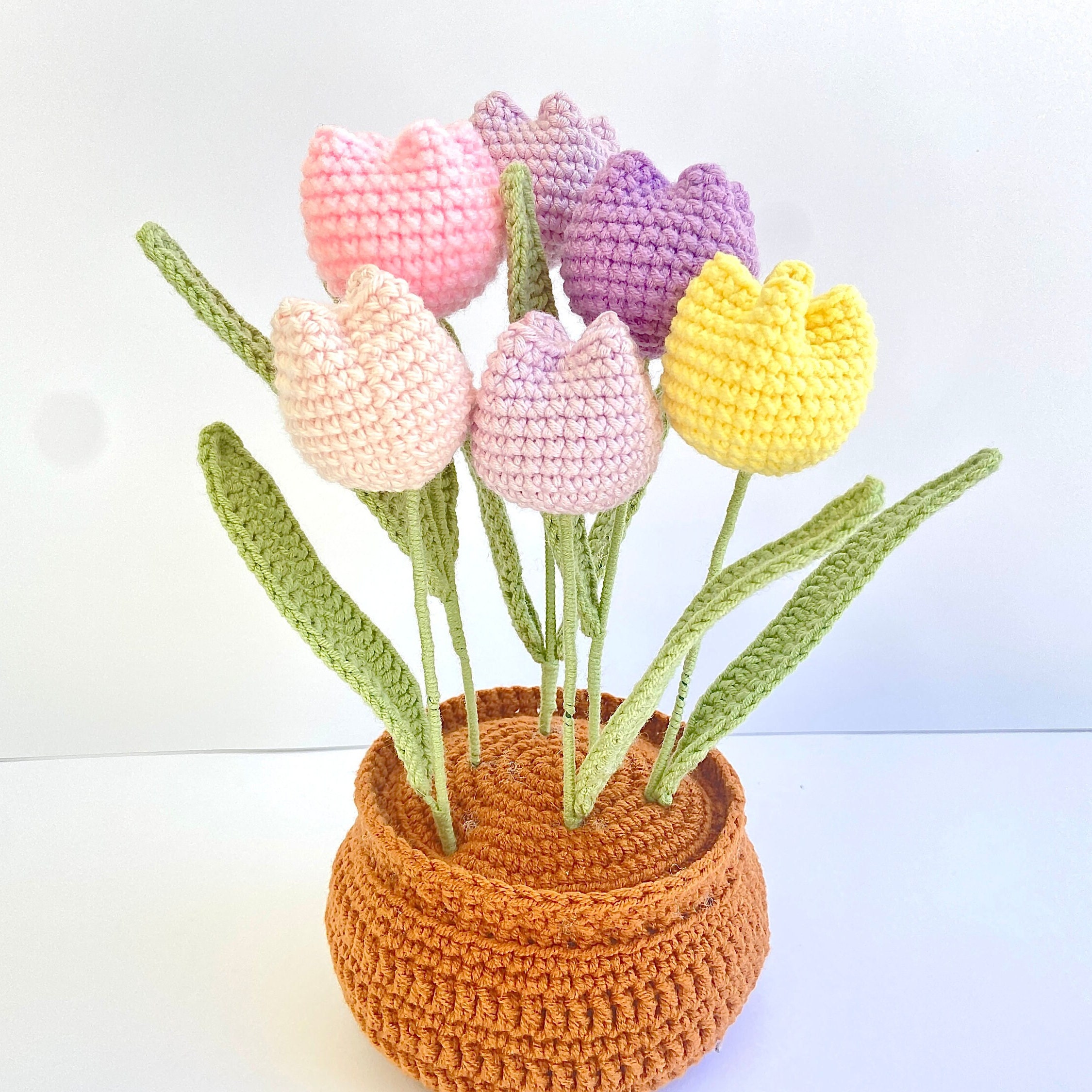Crochet Pattern Tulip, Amigurumi Flower, PDF Tutorial Easter Decor -   Norway