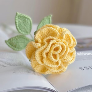 バラのかぎ針編みパターン かぎ針編みの伝統的なバラの花束のパターン かぎ針編みの花の花束のパターン ウェディングブーケ バレンタインギフトの花