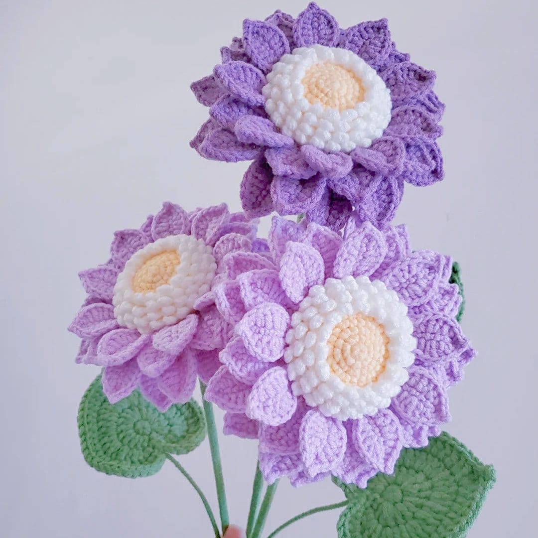 Sunflower Crochet Pattern Crochet Flower Bouquet Pattern Etsy UK