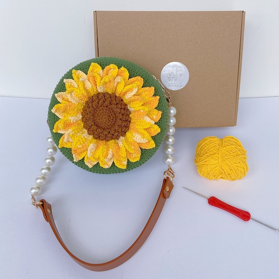  Crochet Kit for Beginners Sunflower Flower Crochet