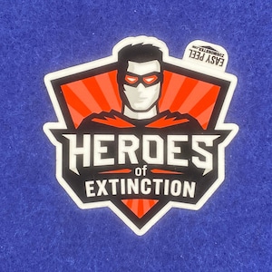 Heroes Of Extinction Logo Sticker - Abenteuerliche Ideen
