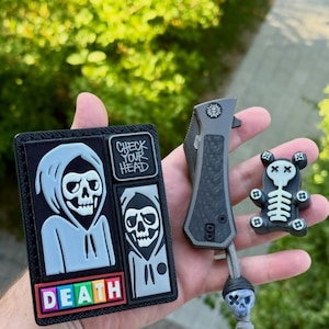 Individuelle EDC-Patches | Taktische PVC-Patches | Klettverschluss, zum Aufbügeln & Aufnähen | Ausrüstung mit Morale Patches | Großpackung