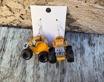 Digatron  Mini Monster Jam Truck Earrings