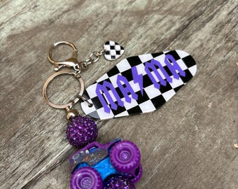 Son Uva Grave  Digger Monster Jam Truck Keychain/Bag Charm