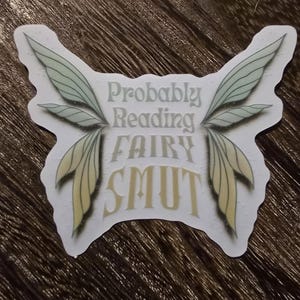 Fairy Smut transparente Vinyl-Aufkleber