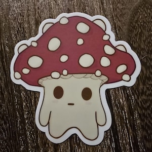 Mushroom Guy Vinyl Sticker