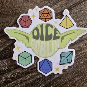 Würfel Goblin Sticker