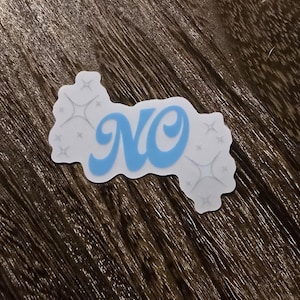 Kein transparenter Vinyl-Aufkleber