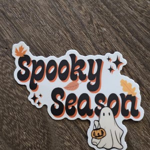 Vinylsticker spookachtig seizoen