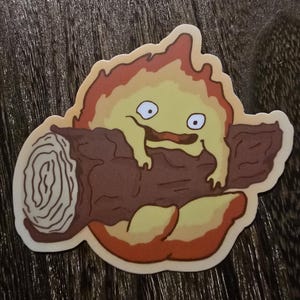 Calcifer - Sticker vinyle Le château ambulant de Howl
