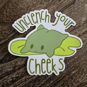 Desserrez vos joues - Sticker grenouille grenouille