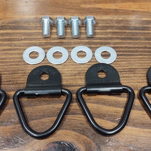 Tie-Down Attachment Rings Kit, Compatible with Ruff Land Dog Kennels - RLK/RTK dog crates - FREE Shipping!