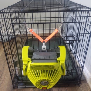 JILINWEI 2Pcs Dog Kennel Fan Hanging Utility Staps Fo Yobi