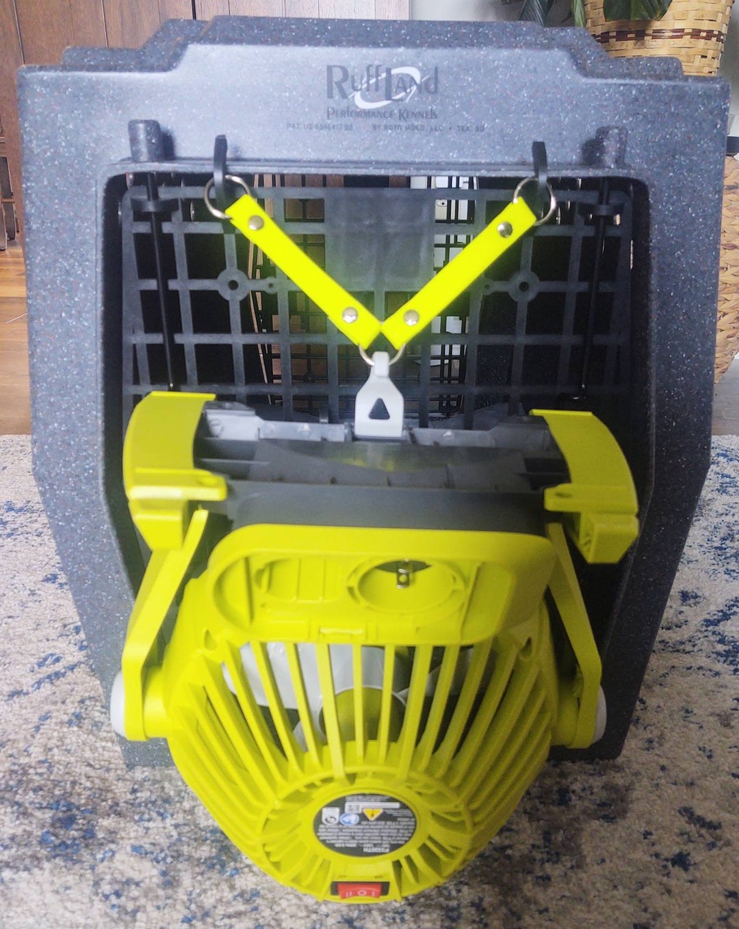 Dog Kennel Fan Hanging Utility Straps great for Dog Shows/ Agility