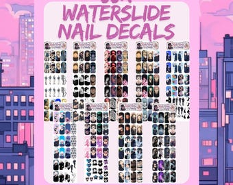 J J K  Waterslide Nail Decals, Many To Choose From