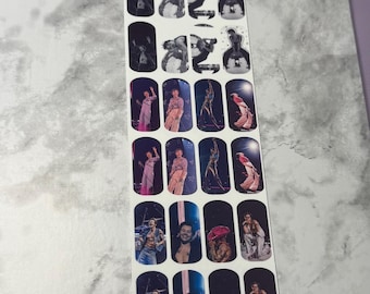 Styles pop inspired water slide nail decals