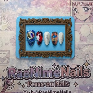 Heated Rivalry–Inspired Press-On Nail Set