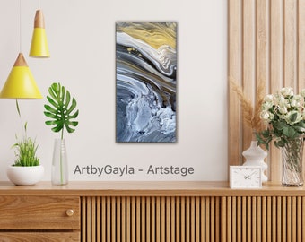 Acrylic Painting on canvas 12 X 24 | original | modern wall art