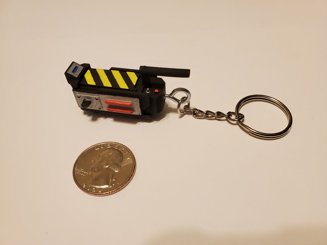 3D Printed Ghostbusters Ghost Trap Keychain Etsy