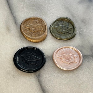 Graduation Cap Self Adhesive Wax Seal
