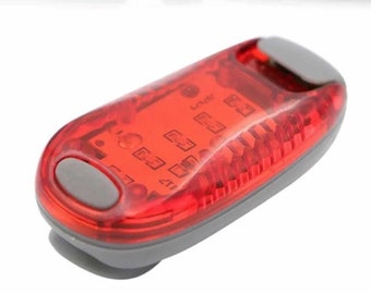 Clip-on Taillight, flashing cycling light, compact mini backpack helmet pet safety lamp
