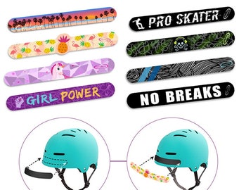 Stickers for Bicycle Helmets / Deco Strips, for skateboard, scooter helmets, by Helm-A-Cap