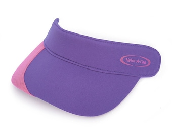 Cycling Helmet Visor, detachable for bicycle, skateboard, rafting, skiing helmets, violet